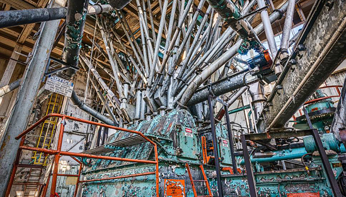 Domino Sugar Factory Vintage Machinery